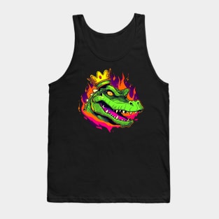 king crocodile Tank Top